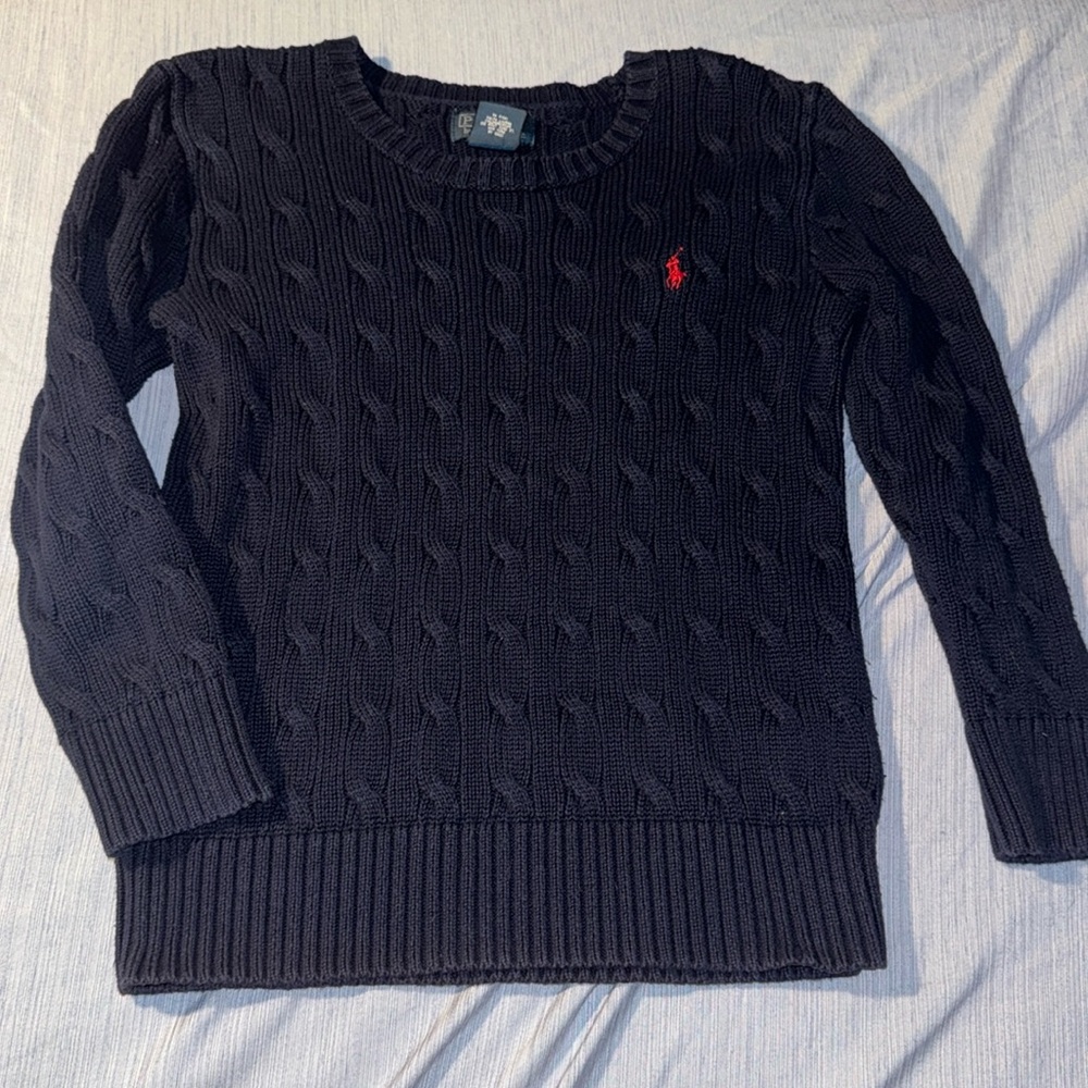 POLO by Ralph Lauren boys navy sweater size 6